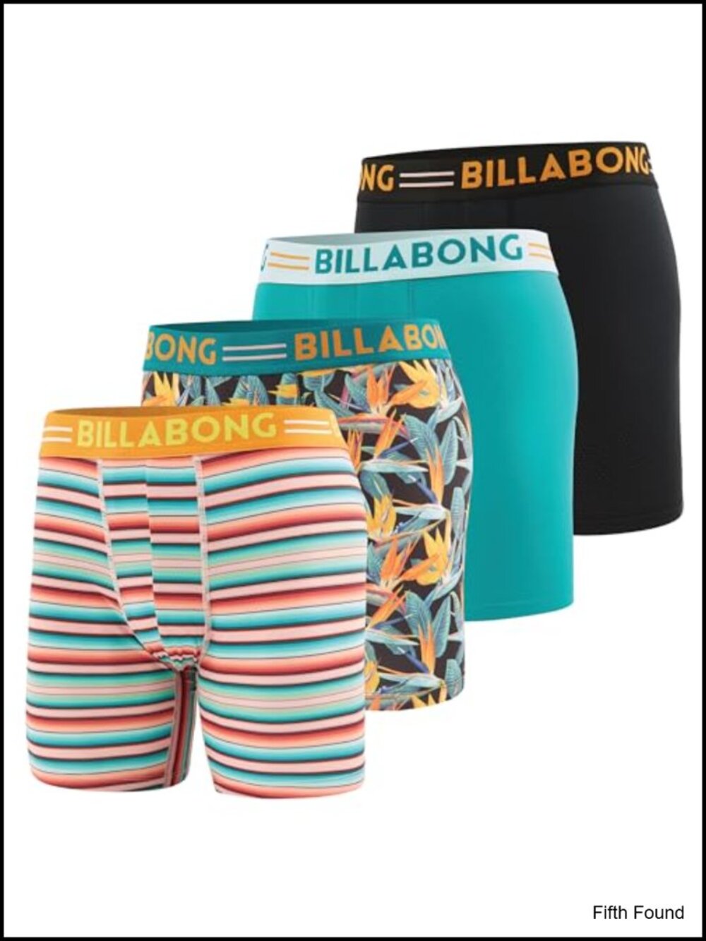 Men's 4-Pack Nylon Performance Boxer Briefs with Moisture Wicking Fabric
